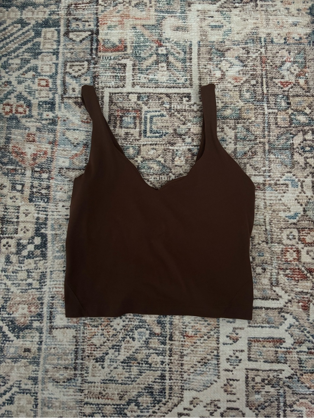 lululemon athletica brown align tank